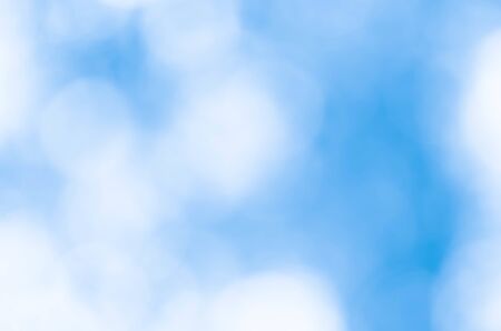 Bokeh lights On Blue Backgroundの写真素材