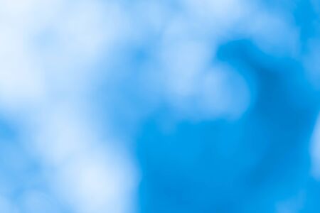 Blue Bokeh Backgroundの写真素材