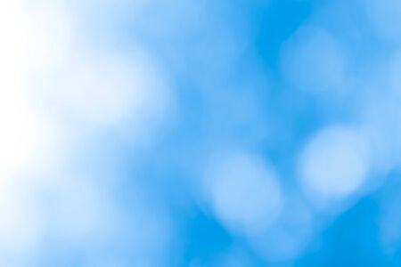 Blue Bokeh Backgroundの写真素材
