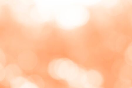 Abstract orange bokeh backgroundの写真素材