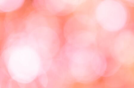 Abstract orange bokeh backgroundの写真素材