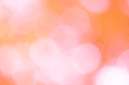 Abstract orange bokeh backgroundの写真素材
