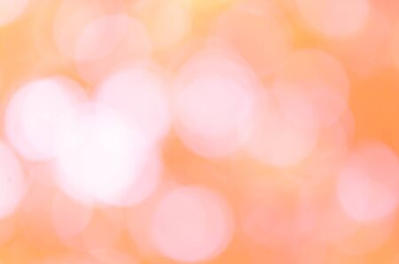 Abstract orange bokeh backgroundの写真素材