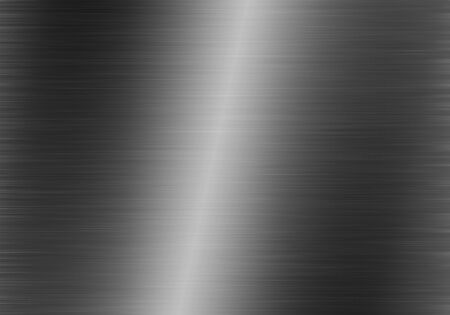 Metal background or texture of brushed steel plateの写真素材