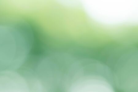 Abstract circular green bokeh backgroundの写真素材