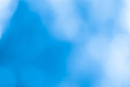 Bokeh lights On Blue Backgroundの写真素材