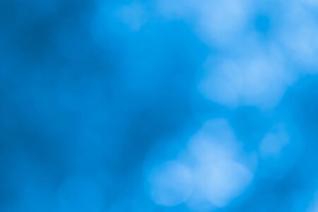 Bokeh lights On Blue Backgroundの写真素材