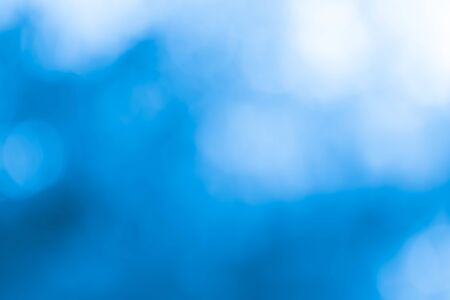 Bokeh lights On Blue Backgroundの写真素材