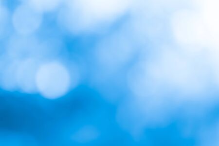 Bokeh lights On Blue Backgroundの写真素材