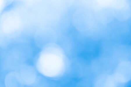 Light Blue Bokeh Backgroundの写真素材
