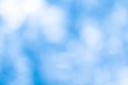 Bokeh lights On Blue Backgroundの写真素材