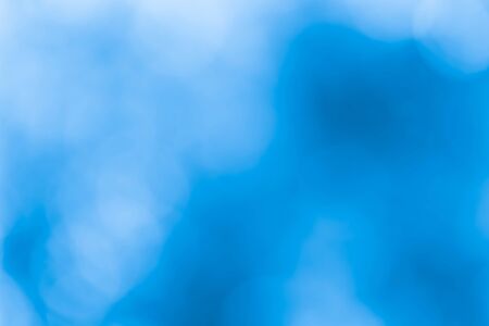 Bokeh lights On Blue Backgroundの写真素材