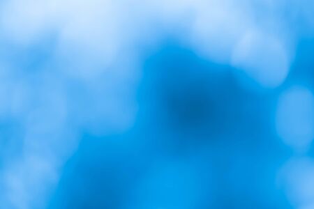 Bokeh lights On Blue Backgroundの写真素材