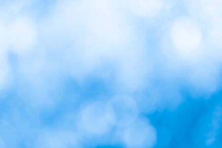 Bokeh lights On Blue Backgroundの写真素材
