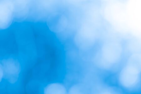 Bokeh lights On Blue Backgroundの写真素材