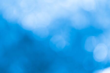 Bokeh lights On Blue Backgroundの写真素材