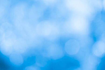 Bokeh lights On Blue Backgroundの写真素材