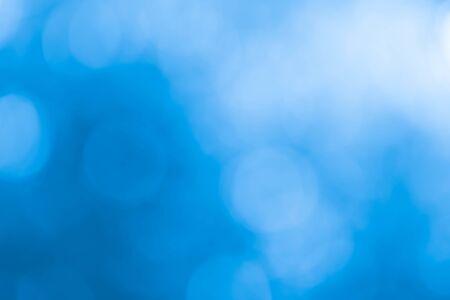 Bokeh lights On Blue Backgroundの写真素材