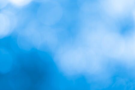 Bokeh lights On Blue Backgroundの写真素材