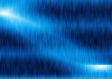 Metal blue background or texture of brushed steel plate with reflectionsの写真素材