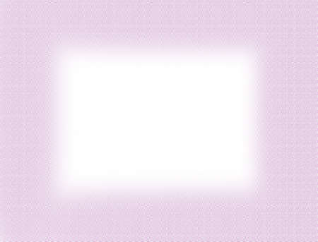 Light pink halftone frame isolated on white background with copy space. Simple design artwork. Modern style decorative border-illustration.の写真素材