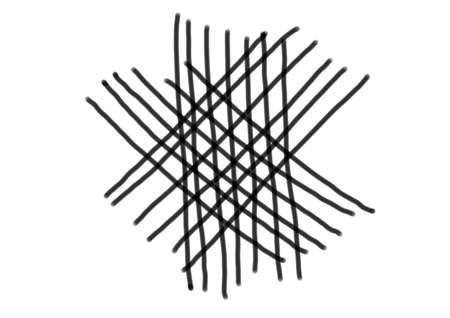 Abstract organic hand drawn black minimal line doodle.Easy graphic Elements Design with copy space...