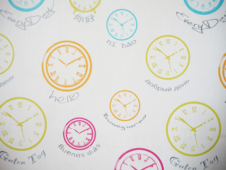 Clock wallpaper