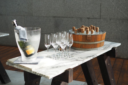 Beverage bar decorationの写真素材