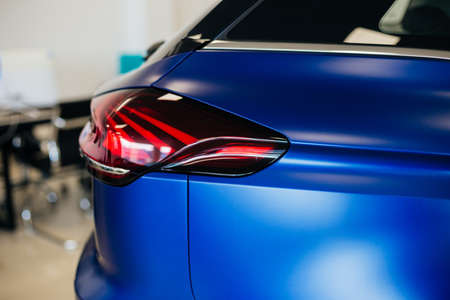 car taillight close up, beautiful car designの写真素材