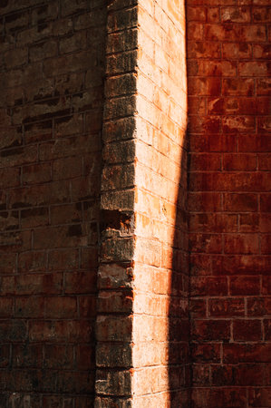 red old brick wall texture. High quality photo