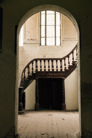 arch for the entrance to an old estate. High quality photoの写真素材
