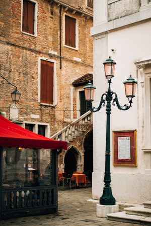street in Venice. High quality photoの写真素材