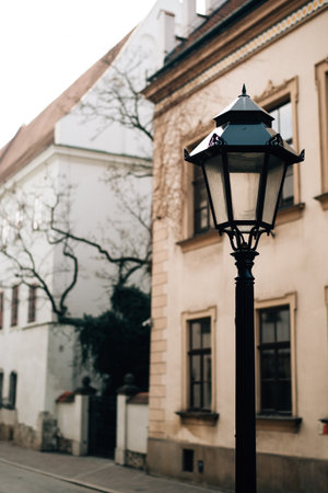 Old houses in Krakow, Poland. High quality photoの写真素材