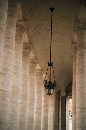 Columns near the Vatican. High quality photoの写真素材