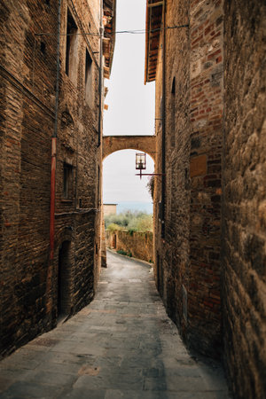 San Gimignano medieval village, Tuscany, Italy. High quality photoの写真素材