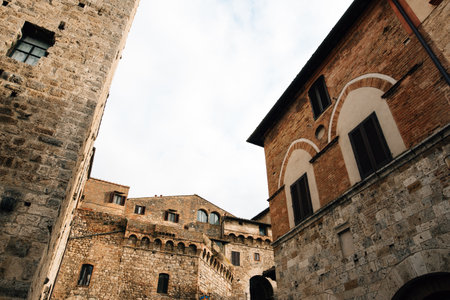 San Gimignano medieval village, Tuscany, Italy. High quality photoの写真素材
