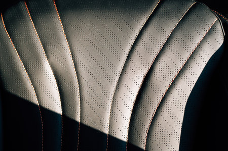 upholstery passenger seats car close up. High quality photoの写真素材