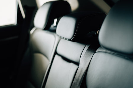 upholstery passenger seats car close up. High quality photoの写真素材