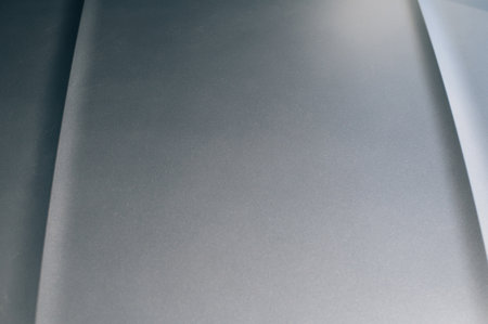car surface, light gray paint. High quality photoの写真素材