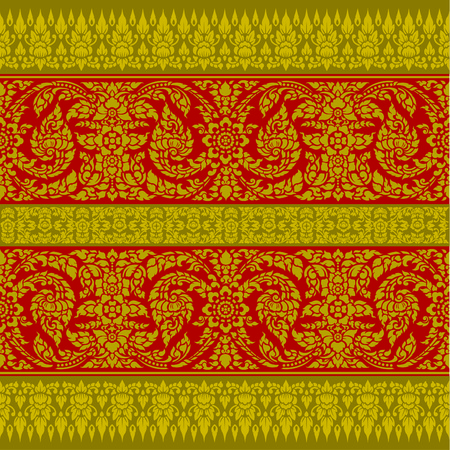 Thai Ornament Backgroudのイラスト素材