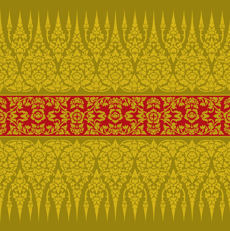 Thai Ornament Backgroudのイラスト素材