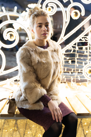 Street New Year's Photo session.の写真素材