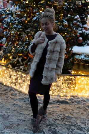 Street New Year's Photo session.の写真素材