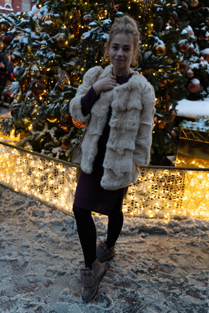 Street New Year's Photo session.の写真素材