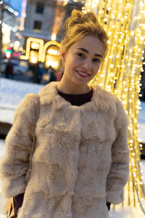 Street New Year's Photo session.の写真素材