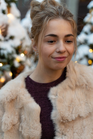 Street New Year's Photo session.の写真素材