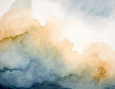 Abstract watercolor background. Hand-drawn illustration for your design.の素材