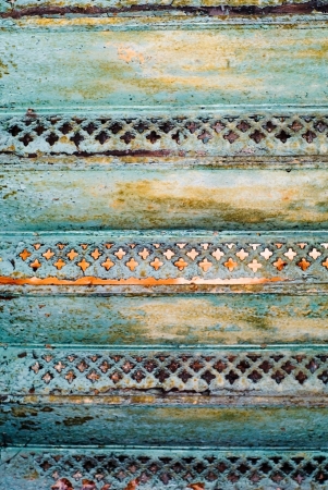 Colorful stairs with visible ornamentの写真素材