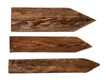 Arrows signs isolated on white の写真素材