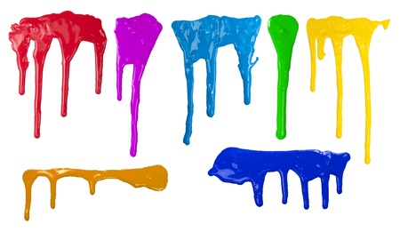 Dripping paint 